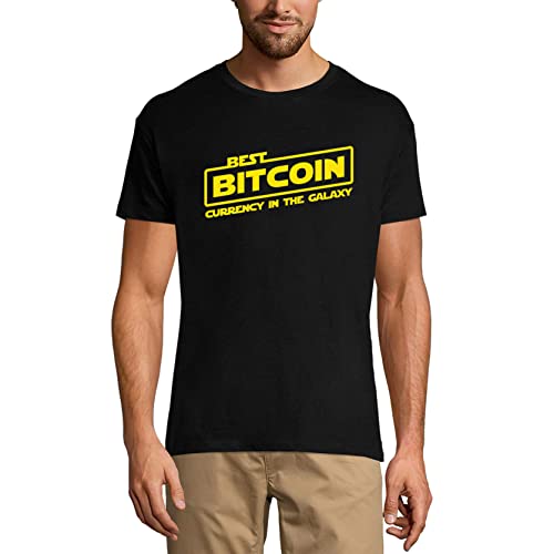 Men's Graphic T-Shirt Best Bitcoin Currency in The Galaxy - Crypto Eco-Friendly Limited Edition Short Sleeve