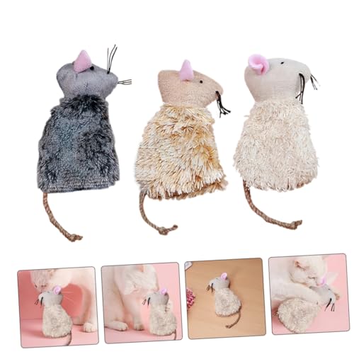 Parliky 6 Unidades Brinquedo gato canguru brinquedos engraçados para gatos brinquedos catnip enrugad