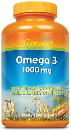 ThompsonOmega 3 Fish, Softgel (Btl-Plastic) 1000mg 100ct