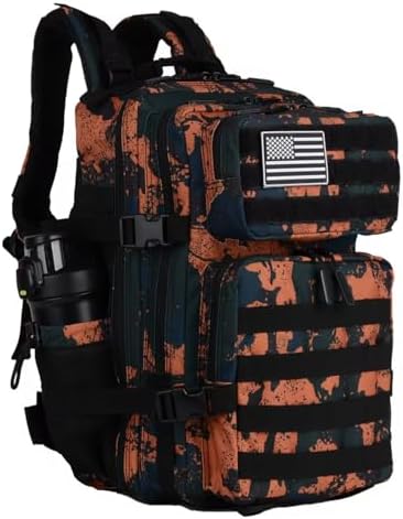 Mochila Militar Táctica 45L - Sistema MOLLE Senderismo Camping - ...