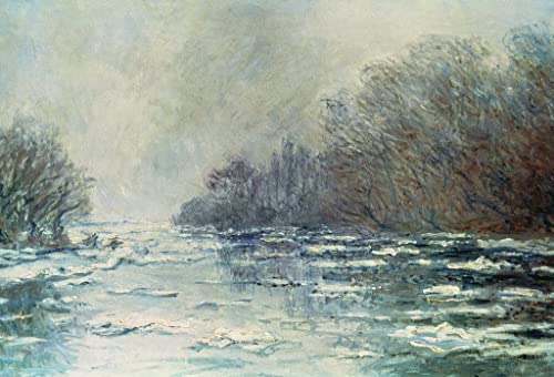 Toile impression d'art Claude Monet pour décoration murale élégante du salon moderne 60x90cm