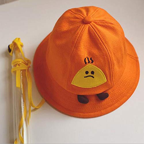 Chapéu De Proteção UV Para Crianças Rosa + Laranja