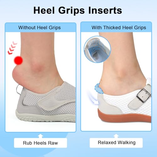 Image of BARERUN Womens Walking Shoes Wide Diabetic Shoes for Women Slip On Barefoot Orthopedic Bunion Neuropathy Arthritis Edema Bunion Sneakers Indoor Outdoor with Zero Drop Rubber Sole