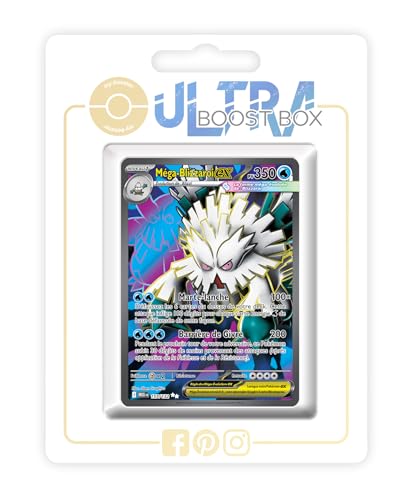 Méga-Blizzaroi ex 157/132 Full Art Secrète - Myboost X Méga-Évolution 1 - Coffret de 10 Cartes...