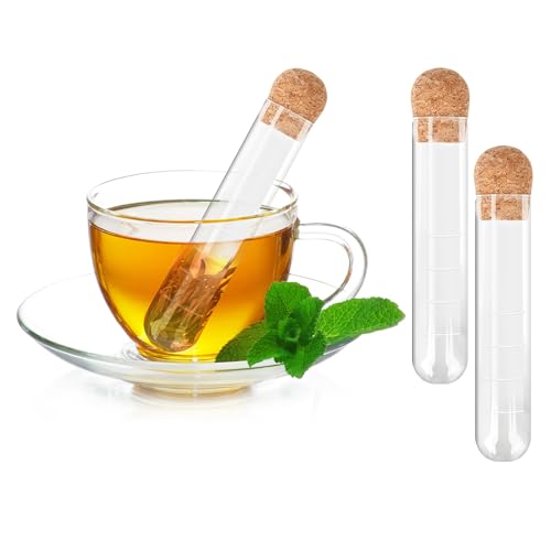 6 Infusori Per Tè In Silicone Riutilizzabili Con Cucchiaio In Legno, Filtro A Maglia Fine