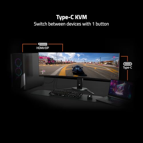 Image of GIGABYTE - M27Q Advanced (US) - 27 inch SS IPS Gaming Monitor - QHD 2560x1440-180Hz - 1ms MPRT - AMD FreeSync - Type C KVM - HDMI, DP, Type C - Height Adjustable - Black
