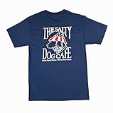 Salty Dog Patriot Dog T-Shirt (US, Alpha, X-Large, Regular, Regular, Navy)