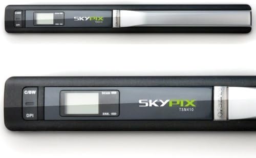 Foxnovo Skypix TSN410 A4 Size 600DPI Handheld Cordless Digital Scanner with TF Card Slot (Black) by SkyPix