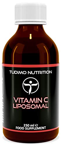 Vitamina C Liposomal | 250 ml de Ácido Ascórbico Líquido Encapsulado en Micro Liposomas de Lecitina de Girasol | Vegano y de Alta Absorción | Sin Soya | Sin Maltitol | Sin Alcohol | Sin OGM