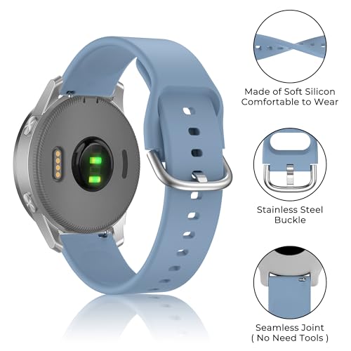 Image of Tobfit 18mm Silicone Watch Strap Compatible for Titan, Timex, Casio, Sonata,HMT etc,Quick Release Sport Loop Colorful Strap