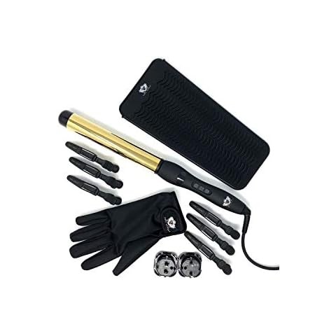 Foxy Locks Curling Wand | Gold Plated Titanium 32mm Hair Styling Tool Cover