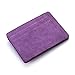 Produktbild NOLOGO Wallet PU-Mappe der Männer Visitenkarte-Kasten Kleine Reißverschluss Geldbörse Männer Flip Geldbörse (Color : Purple)