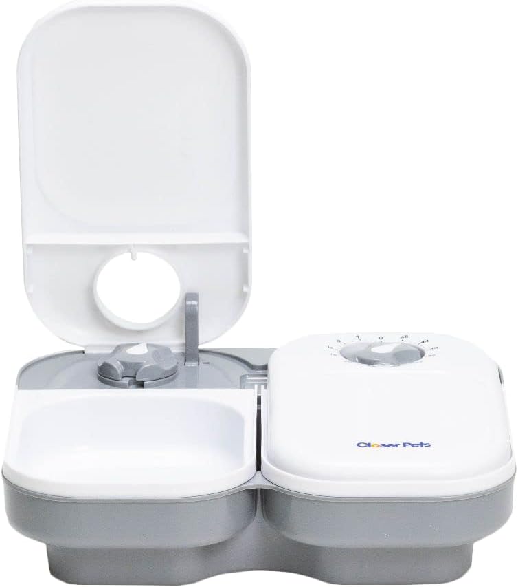 Automatic Cat Feeder & Cat Food Dispenser with Timer for Wet & Dry Food