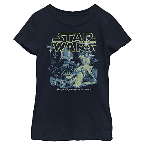 STAR WARS Poster Neon Pop Girls Short Sleeve Tee Shirt