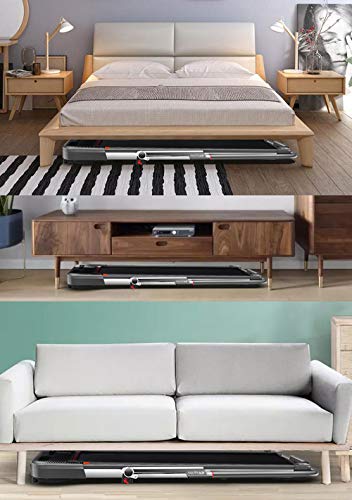Image of Folding Treadmills Treadmill Foldable Home Small Indoor Ultra-Quiet Shock Absorption Electric Flat Treadmill Home Walkinghine with Handrail