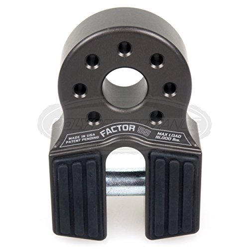 Factor 55 Flatlink Winch Shackle Mount - Gray #TOP3