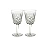 Waterford crystal lismore goblet set of 2  urban country home decor
