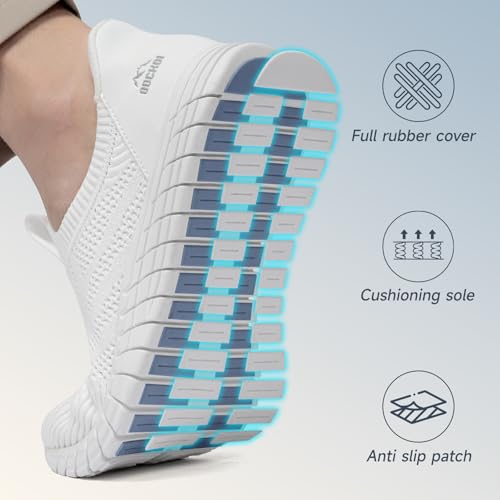 Slip in Mens Hands Free Slip On Sneakers Non Slip Breathable Walking Shoes Athletic Gym Workout Casual Shoes Fashion Loafers 5