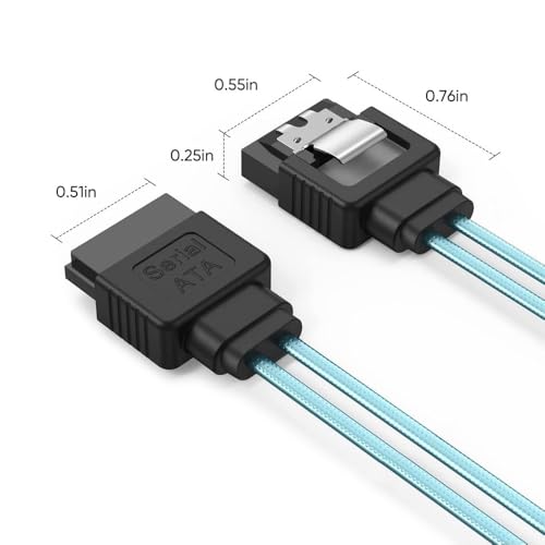 Cable SATA 7-Pin Hembra a SATA 7-Pin Hembra 11.81 in miniatura 3