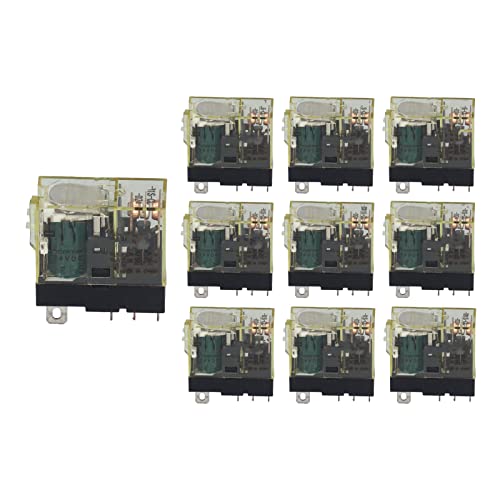 Relé de potencia miniatura de 24V DC y 12A para control de automatización industrial