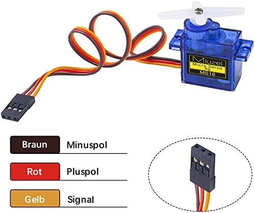 10 pcs SG90 9G Micro Servo Motor Kit for RC Robot Arm Helicopter Airplane Remote Control