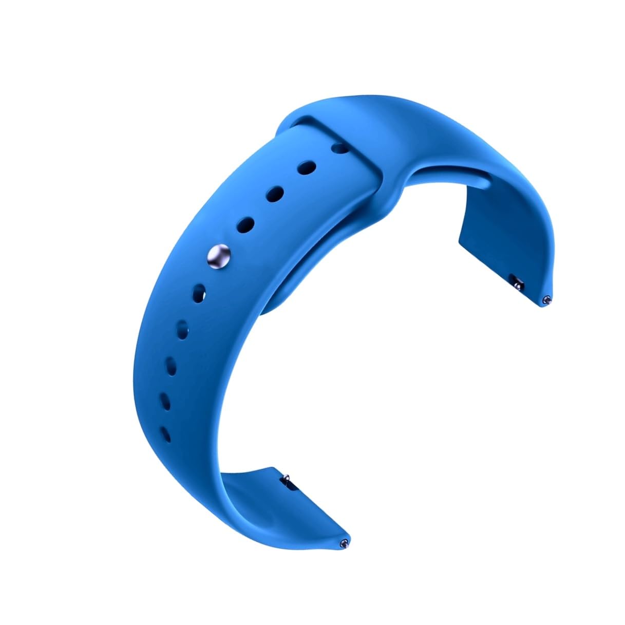 New Edition Soft Silicone Sport Strap Band For Noise Colorfit Pro 2 Only [ Not for Any Other Models] (MIST BLUE)-image-0