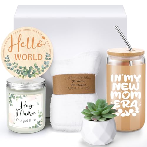 Honeydak Regalo para nueva mamá, regalo de embarazo para madre primeriza, paquete de cuidado de nueva mamá, regalo para mujeres antes de nacer, regalo para futuras madres, artículos esenciales