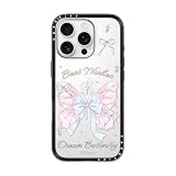【Amazon.co.jp限定】CASETiFY コンパクト iPhone 16 Pro ケース [薄型軽量/耐衝撃/米軍MIL規格] - Dreamy Butterfly - クリア ブラック