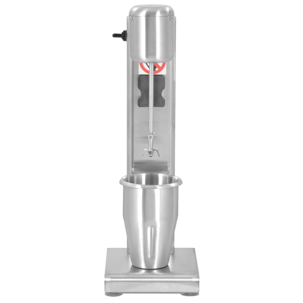 Batidora de batido de acero inoxidable con recipiente de 1 litro, 2 niveles de velocidad, cuchillos planos y curvos, batidora compacta para cocina y hogar para mezclar batidos y cócteles