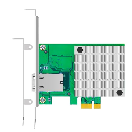 Tarjeta de Red GLOTRENDS ST7532 de 10 Gb con Puerto RJ45, Controlador Marvell AQC113, Interfaz PCIe 4.0 x1 miniatura 1