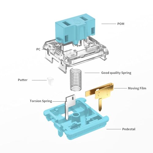 Kailh PG1350 Choc V1 Interruptor de teclado mecânico kailh interruptores de baixo perfil para teclad