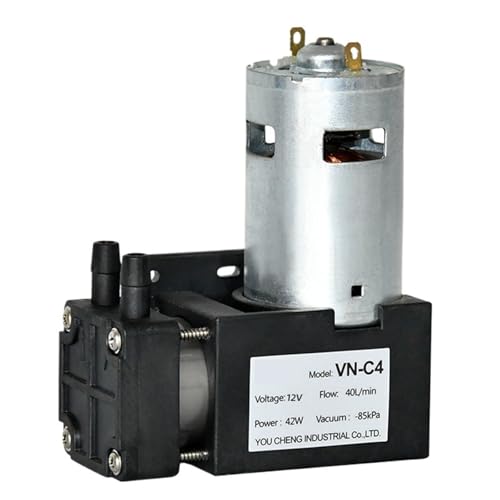 Mini bomba de vacío 1 pieza -85 kPa 40L/min 12V 24V bomba de pistón para succión de presión negativa VN-C4 miniatura 2