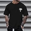 T-Shirts for Men UK, Mens T Shirts Men's Fashion Casual T-Shirts Breathable Lightweight Tee Top Hawaiian Print Summer Camping Hiking Holidays Everyday Wear #2