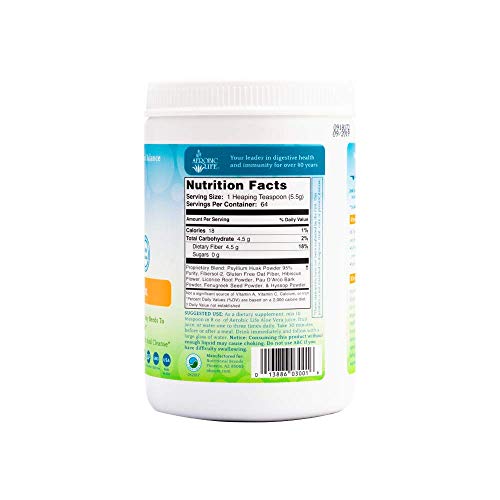 Aerobic Life ABC Multi-Fiber Blend Dietary Fiber and Detox Cleanse Powder, 352 Grams