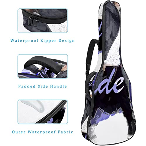 Housse de transport étanche pour guitare avec bandoulière réglable Motif Walker Boy Art, Multicolore 01., 42.9×16.9×4.7… - Les Beatles, Paul McCartney, John Lennon, RIngo Starr, George Harrison Housse de transport étanche pour guitare avec bandoulière réglable Motif Walker Boy Art, Multicolore 01., 42.9x16.9x4.7… – Image 5