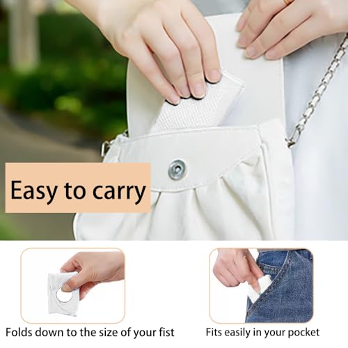 2 Pair Outdoor Latex Rain Boots Portable,Waterproof Shoe Covers Anti-slip and Wear-resistant4