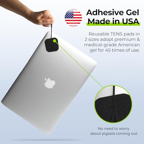 image for AUVON 3-in-1 TENS Unit Muscle Stimulator, Dual Channel Electronic Puls