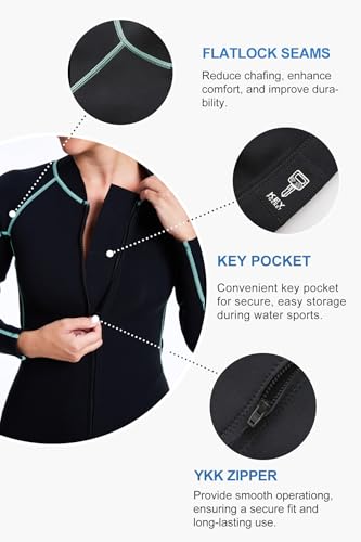 Women's Super Stretch Wetsuit Top & Shorts 2mm Size Large miniatura 5