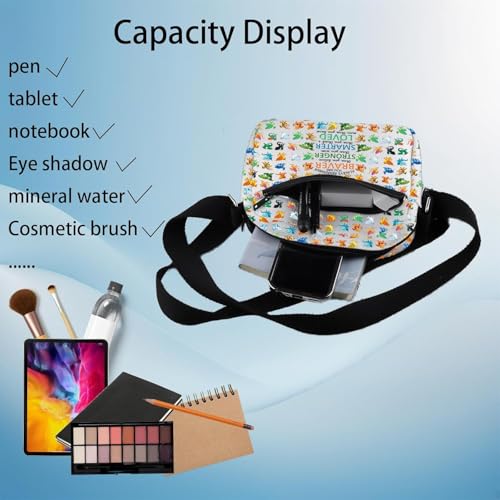 JYTAPP Dragon Novel Crossbody Bag Novel Dragon Gift You Are Braver Stronger Than You Think Bookish Gift3