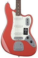 6-string Electric Bass with Alder Body 3 Single-coil Pickups - Fiesta Red Rosewood Fingerboard Maple Neck