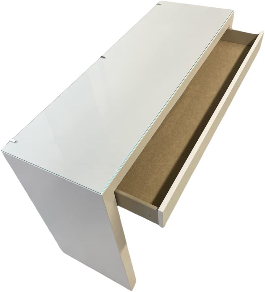 IKEA MALM dressing table white with glass top 120 x 41 x 78 cm