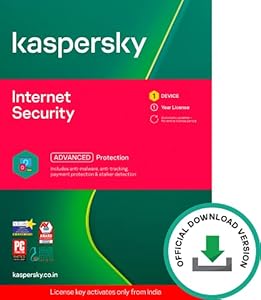 Kaspersky | Internet Security | 1 User | 1 Year | Email Delivery in 2 hours - no CD
