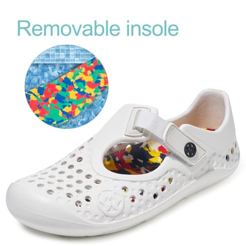 Image of Water Shoes for Kids Swim Aqua Shoes Toddler Boys Girls Barefoot Sport Beach Pool Sandals Quick Dry Lightweight Breathable Slip on Sneakers (Toddler /Little Kid /Big Kid)