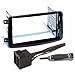 Mercedes-Benz 2001-2004 C Class / 2002-2004 G Class Double Din Aftermarket Radio Stereo Installation Dash Kit + Wire Harness & Antenna Adapter