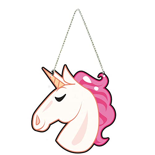 Image of Artvibes Unicorn Wall Hanger for Home Decor | Office | Living Room | Gifts | Wall Decorative Items for Bedroom | Door Hanging | Modern Decoration Items | Artworks Wall Hangings (WH 5510NN)