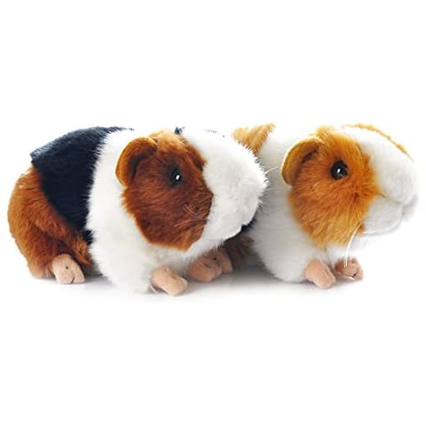 YAIRYANGTZE 2pcs Cute Plush Guinea Pig Stuffed Guinea Pig, 7 inch Plush Hamster Doll Stuffed Dutch Pig, Realistic Plush Guinea Pig Cover
