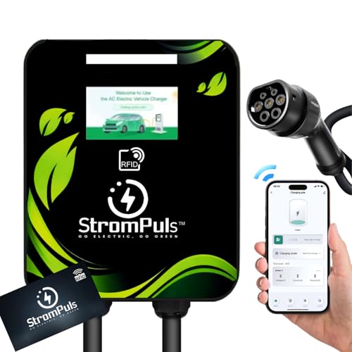 Image of 22kW EV Charger, 32A, 3 Phase, 5m TPU Cable, Large Touch Screen, Adjustable Amps, Wi-FI, BT, RFID,Emergency Switch, OTA Update, IP65, Built-in RCD, 5 Years Warranty*
