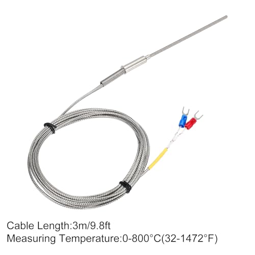 Thermocouple de type E résistant jusqu'à 800 °C pour régulation précise de température - 3