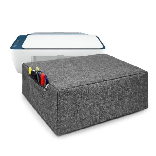 Image of Alifiya Dust Proof Washable Printer Cover for HP Deskjet 2778 / 2623 / 2622 / 2138 / 2335 All-In-One Ink Advantage Wireless Colour Printer - Grey