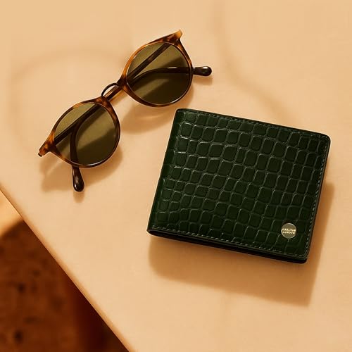 Image of Carlton London Luxe Fold Men's Leather Wallet